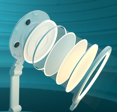 圆形台灯三维产品动画 产品动画演示—上海虎置3d动画制作