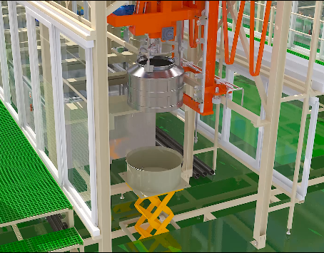 磷化氧化三维生产线动画 车间工业动画-上海虎置动画制作公司