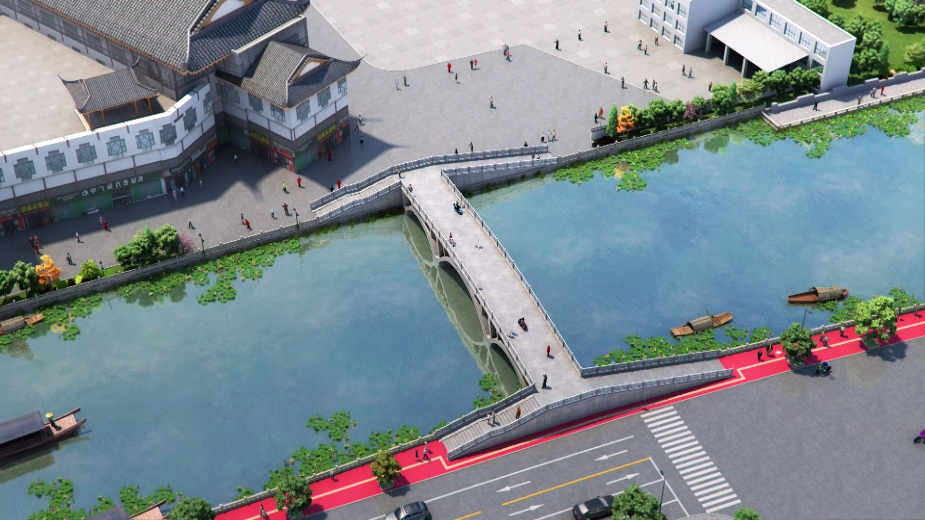 人行桥3d建筑漫游动画lumion动画视频展示—上海虎置3d动画