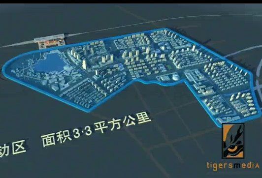 三维城市规划动画 地产动画-上海虎置3d动画制作公司